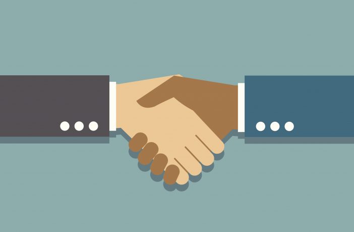 A handshake. Image credit: Thinkstock