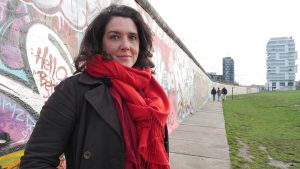 Bettany at Berlin Wall - East-side Gallery