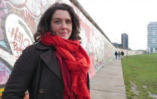 Bettany at Berlin Wall - East-side Gallery
