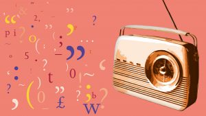 Image of a retro radio