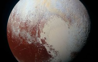 New Horizons above the Planet Pluto