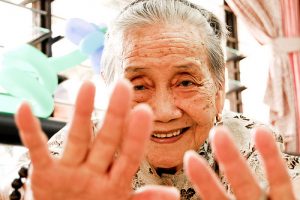 Asian elderly female