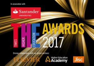 Times Higher Education Awards 2017 - banner on website