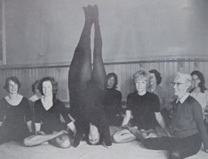 Yogini Sunita in a yoga pose