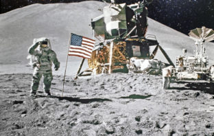 Moon landing image