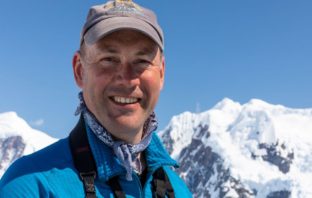 Professor Mark Brandon in Antarctica