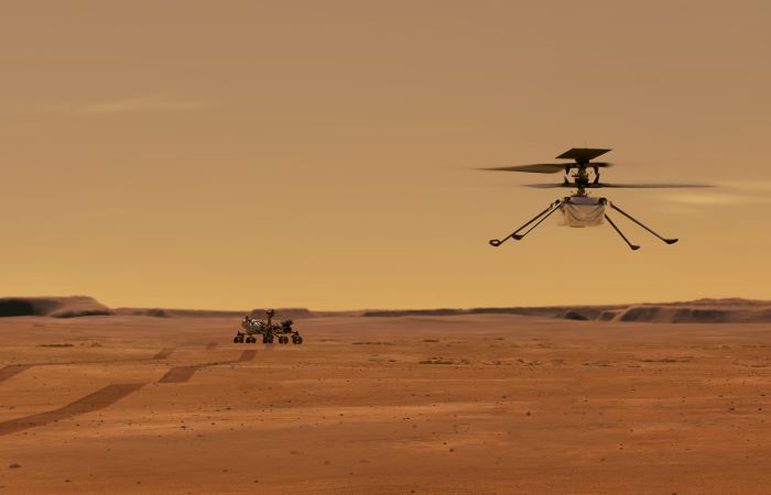 Mars: how Ingenuity helicopter made the first flight on another planet - OU News