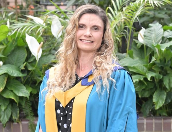 Inspirational education leader awarded honorary Open University degree